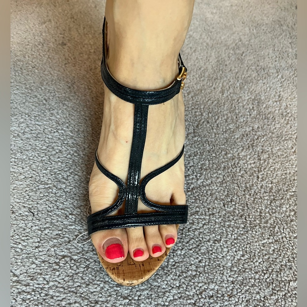 Michael Kors wedge sandal. Barely worn. Size 8.5